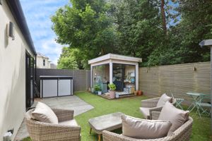 Garden with home office- click for photo gallery